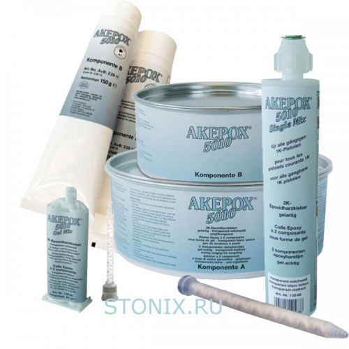 Клей эпоксидный прозрачно-молочный желеобразный Akepox 5010
